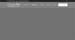 Desktop Screenshot of centrelaseresthetique.com